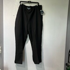 Karen Scott classic deep black classic pant, size 3X